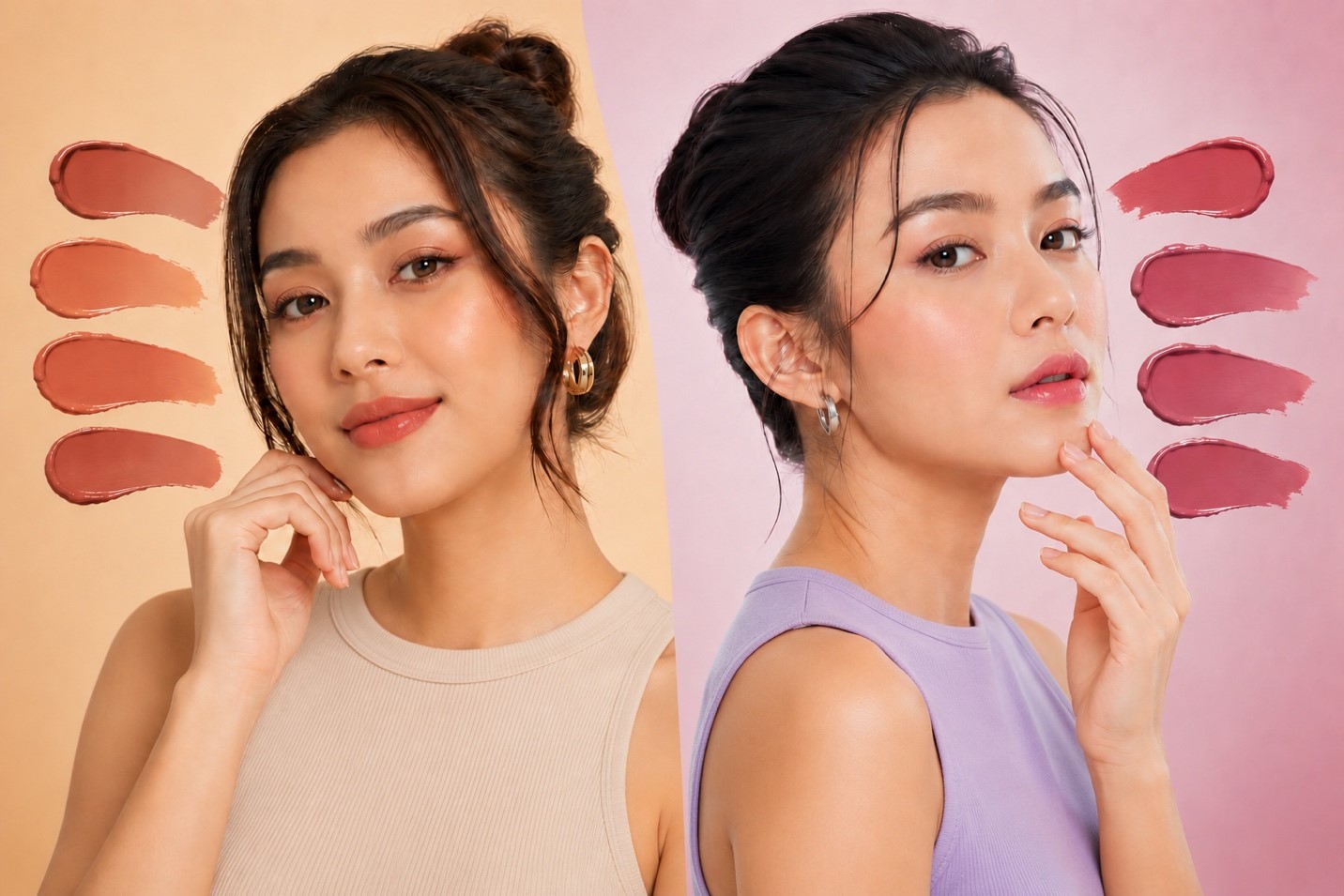 Rahasia Pilih Warna Shade Lip Cream Untuk Kulit Warm dan Cool Agar Wajah Auto Cantik Natural